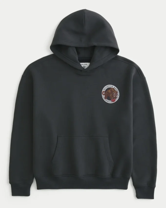 Sudadera con capucha y estampado de baloncesto de la Universidad de Houston Cougars