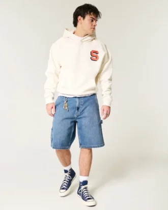 Sudadera con capucha y estampado de baloncesto Syracuse
