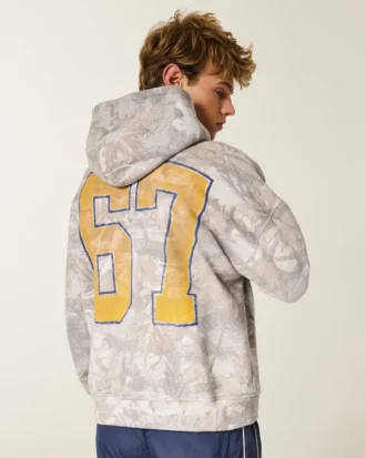Sudadera con capucha y estampado de camuflaje de los Mountaineers de la Universidad de Virginia Occidental
