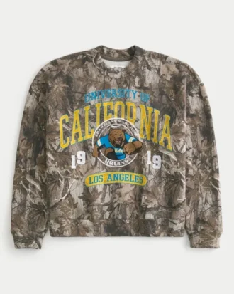 Sudadera con capucha y estampado de camuflaje UCLA Bruins