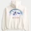 Sudadera con capucha y estampado de esquí St. Anton