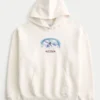 Sudadera con capucha y estampado de esquí St. Anton
