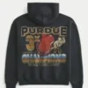 Sudadera con capucha y estampado de la Universidad de Purdue