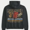 Sudadera con capucha y estampado de la Universidad de Purdue