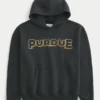 Sudadera con capucha y estampado de la Universidad de Purdue