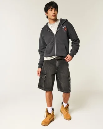 Sudadera con capucha y estampado de la Universidad de Rutgers