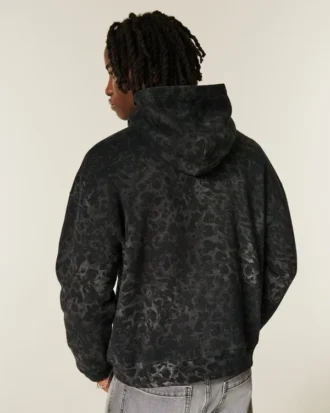 Sudadera con capucha y estampado de leopardo Dodge Hellcat