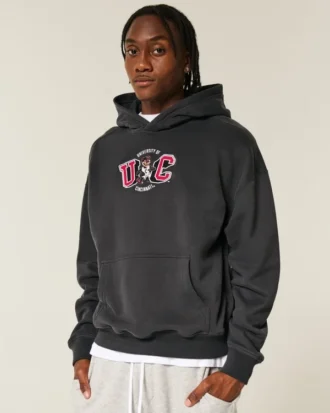 Sudadera con capucha y estampado de los Bearcats de la Universidad de Cincinnati