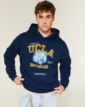 Sudadera con capucha y estampado de los Bruins de la Universidad de California, Los Ángeles