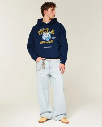 Sudadera con capucha y estampado de los Bruins de la Universidad de California, Los Ángeles