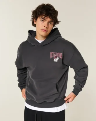 Sudadera con capucha y estampado de los Bulldogs de la Universidad de Georgia