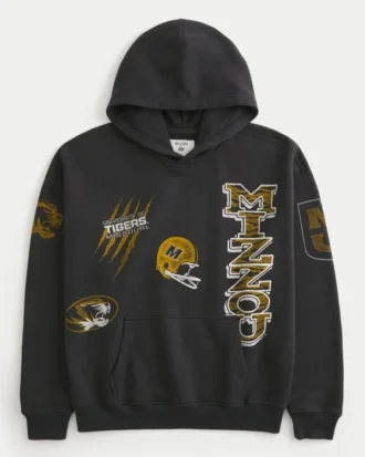 Sudadera con capucha y estampado de los Missouri Tigers de la Universidad de Missouri