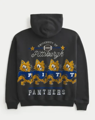 Sudadera con capucha y estampado de los Panthers de la Universidad de Pittsburgh