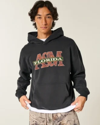 Sudadera con capucha y estampado de los Rattlers de la Universidad A&M de Florida