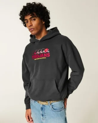 Sudadera con capucha y estampado de los Trojans de la Universidad del Sur de California