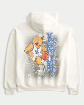 Sudadera con capucha y estampado de los Wildcats de la Universidad de Kentucky