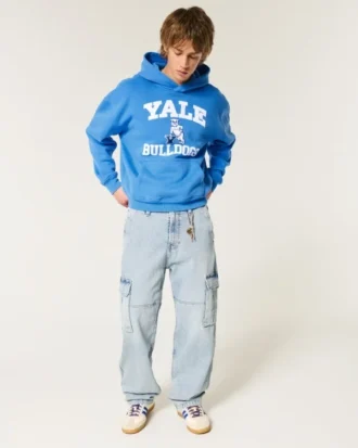 Sudadera con capucha y estampado de los Yale Bulldogs