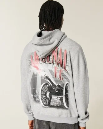 Sudadera con capucha y estampado del Arsenal FC