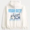 Sudadera con capucha y estampado del Manchester City