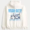 Sudadera con capucha y estampado del Manchester City
