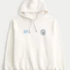 Sudadera con capucha y estampado del Manchester City