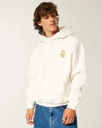 Sudadera con capucha y estampado del Real Madrid CF