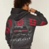 Sudadera con capucha y estampado Dodge Challenger