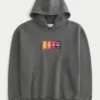 Sudadera con capucha y estampado gráfico Hollister x Taco Bell