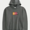 Sudadera con capucha y estampado gráfico Hollister x Taco Bell