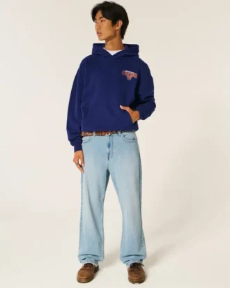 Sudadera con capucha y estampado naranja de la Universidad de Syracuse