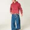 Sudadera con capucha y estampado numérico