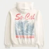 Sudadera con capucha y estampado surfero So Cal