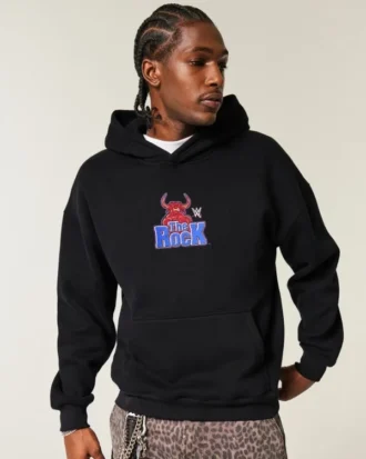 Sudadera con capucha y estampado The Rock