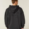 Sudadera con capucha y estampado Tokyo con cremallera