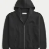 Sudadera con capucha y estampado Tokyo con cremallera