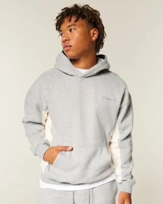 Sudadera con capucha y logo cuadrado