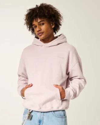 Sudadera con capucha y logo cuadrado