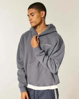 Sudadera con capucha y logo cuadrado