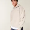 Sudadera con capucha y logo cuadrado