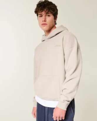 Sudadera con capucha y logo cuadrado