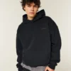 Sudadera con capucha y logo cuadrado