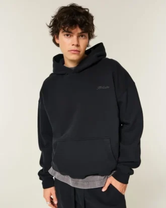 Sudadera con capucha y logo cuadrado