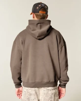 Sudadera con capucha y logo cuadrado