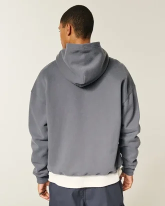 Sudadera con capucha y logo cuadrado