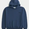 Sudadera con capucha y logo cuadrado