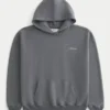 Sudadera con capucha y logo cuadrado