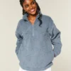 Sudadera con cremallera de un cuarto de Gilly Hicks Sherpa