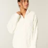Sudadera con cremallera de un cuarto de Gilly Hicks Sherpa