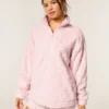 Sudadera con cremallera de un cuarto de Gilly Hicks Sherpa