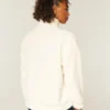 Sudadera con cremallera de un cuarto de Gilly Hicks Sherpa